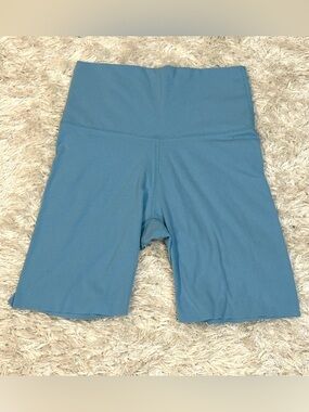 Nike Light Blue Dri-FIT Biker Shorts
